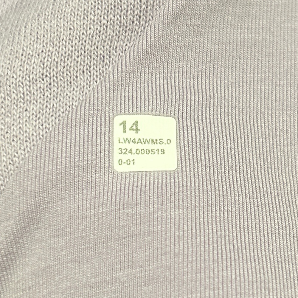 NWT Lululemon Scuba Full-Zip Hoodie in Lilac Ether/Gold size 14 - Picture 11 of 11